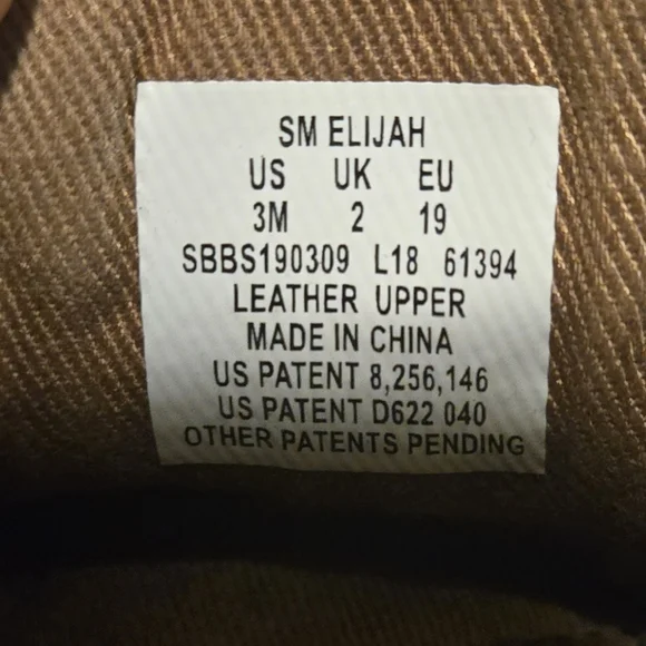 Stride Rite Brown and Orange Baby Walker Shoes - Picture 7 of 7